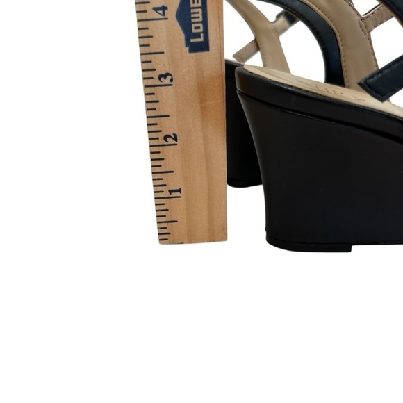 Naturalizer Women's Bristol Wedge Ankle Strap black Sandal - Picture 6 of 9